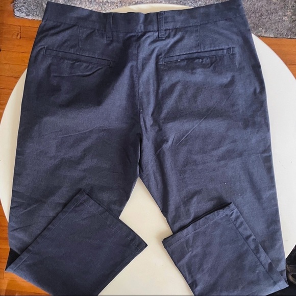 Eleven Paris Men’s Straight Leg Tech Chino Pant Navy 36x30 New - Picture 6 of 9